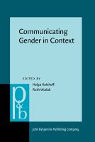 Communicating gender in context /