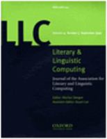 Literary & linguistic computing : journal of the Association for Literary and Linguistic Computing.