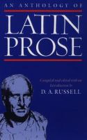 An Anthology of Latin prose /