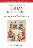 A companion to Roman rhetoric /