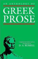 An anthology of Greek prose /