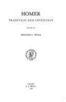 Homer, tradition and invention /