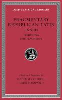 Fragmentary Republican Latin /