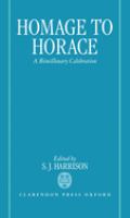 Homage to Horace : a bimillenary celebration /