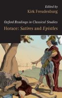 Horace : satires and epistles /