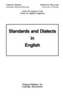 Standards and dialects in English /