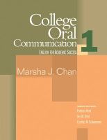 College oral communication /