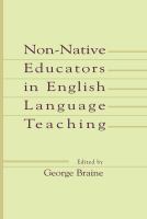 Non-native educators in English language teaching /