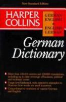 Collins German-English, English-German dictionary.