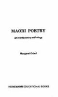 Maori poetry : an introductory anthology /