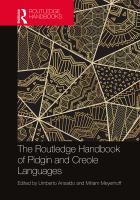 The Routledge handbook of pidgin and creole languages /