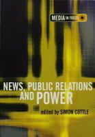 News, public relations and power