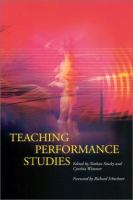 Teaching performance studies /