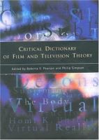 Critical dictionary of film and television theory /