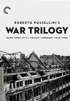 Roberto Rossellini's war trilogy
