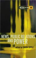 News, public relations and power /