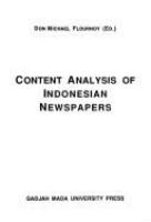 Content analysis of Indonesian newspapers /