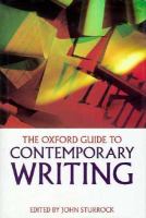 The Oxford guide to contemporary writing /