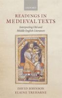 Readings in medieval texts : interpreting old and Middle English literature /