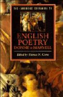 The Cambridge companion to English poetry, Donne to Marvell /