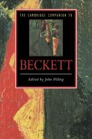 The Cambridge companion to Beckett /