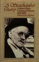 A Starchamber quiry : a James Joyce centennial volume, 1882-1982 /