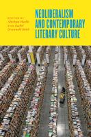 Neoliberalism and contemporary literary culture /