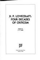 H. P. Lovecraft, four decades of criticism /