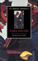 The Cambridge companion to Ezra Pound /