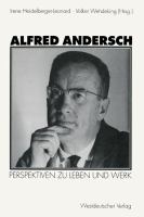 Alfred Andersch : Perspektiven zu Leben und Werk /