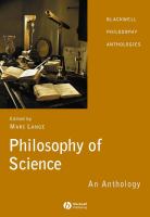 Philosophy of science : an anthology /