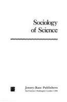 The sociology of science /