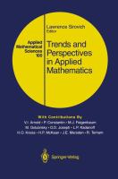 Trends and perspectives in applied mathematics /