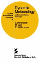 Dynamic meteorology : data assimilation methods /