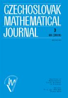Czechoslovak mathematical journal.