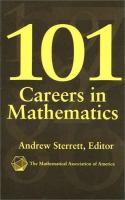 101 careers in mathematics /
