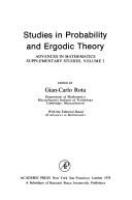 Studies in probability and ergodic theory /