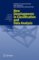 New developments in classification and data analysis : proceedings of the meeting of the Classification and Data Analysis Group (CLADAG) of the Italian Statistical Society, University of Bologna, September 22-24, 2003 /