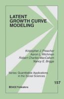 Latent growth curve modeling /