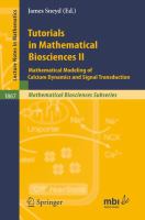 Tutorials in mathematical biosciences.
