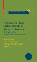 Advances in phase space analysis of partial differential equations : in honor of Ferruccio Colombini's 60th birthday /