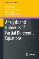 Analysis and numerics of partial differential equations /