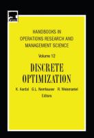 Handbooks in operations research and management science.