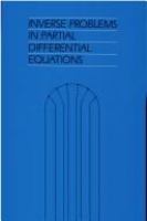 Inverse problems in partial differential equations /