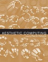 Aesthetic computing /