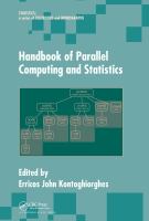 Handbook of parallel computing and statistics /