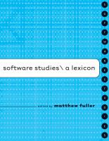 Software studies : a lexicon /