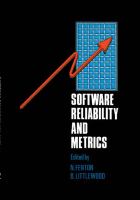 Software reliability and metrics /