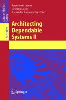 Architecting dependable systems II /