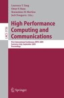 High performance computing and communications first international conference, HPCC 2005, Sorrento, Italy, September 21-23, 2005 : proceedings /